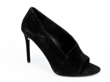 Vince Camuto Rallien Peep Toe Suede Pump - Black - 8.5 M; 39 EU