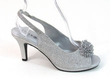 Karen Scott Breena Slingback Peep Toe Pumps (Women's) - Silver - Sz 6.5