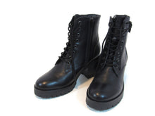 Steve Madden Lug Sole Combat Boot (Women's) - Black - Sz 9 M; 40 EU