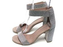 Jeffrey Campbell Lindsay Block Heeled Sandal (Women's) - Silver - Sz 8 M