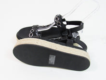 Karl Lagerfeld Paris Palma Chain Detail Sandal (Women's) - Black - 9 M; 40 B