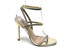 Steve Madden Nectur Strappy Heeled Sandal (Women's) - Gold - Sz 7 M