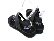 Anne Klein Mayla Slingback Wedge Sandal (Women's) - Black - Sz 10 M