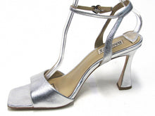 Badgley Mischka Cady Ankle Strap Sandal (Women's) - Silver - Sz 8.5 M