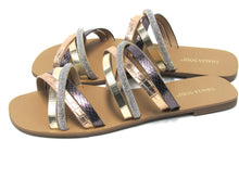 Thalia Sodi Nari Flat Slide Sandal (Women's) - Metallic Multi - Sz 9 M