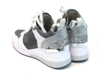 Michael Kors Crista Trainer Sneaker (Women's) - White/Silver - Sz 9 M
