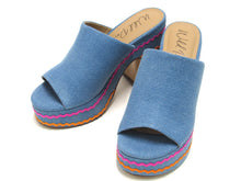 Wild Pair Rosaly Slip-On Platform Mule (Women's) - Blue - Sz 7 M