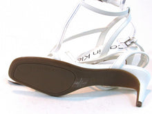 Calvin Klein Iryna Strappy Kitten Heel Sandal (Women's) - White - Sz 8 M