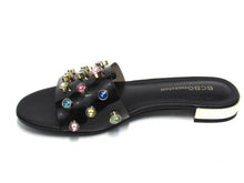 BCBGeneration Derla Embellished Slide Sandal (Women's) - Black - Sz 6.5 M