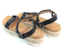 Sun + Stone Oliviah Rylaan Platform Sandal (Women's) - Black - 6 M;  EU 36