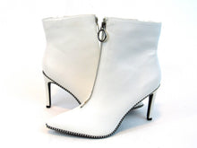Bar III Briget Front Zip Bootie (Women's) - White - Sz 8 M