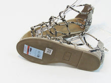 Sun + Stone Oliviah Strappy Flat Sandal (Women's) - Snake - 6 M;  EU 36.5