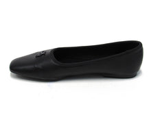 DKNY Daine Faux Leather Ballet Flat (Women's) - Black - Sz 7.5 M