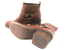 B.O.C. Lowri Slip-On Moto Boot (Women's) - Brown - Sz 8.5 M