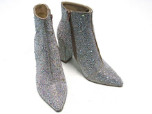 Betsey Johnson Cady Rhinestone Bootie (Women's) - Silver - Sz 7.5 M
