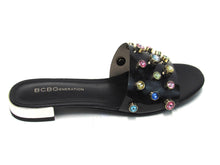 BCBGeneration Derla Embellished Slide Sandal (Women's) - Black - Sz 6.5 M