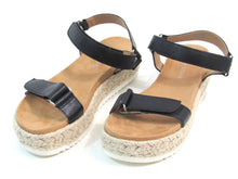 Sun + Stone Oliviah Rylaan Platform Sandal (Women's) - Black - 6 M;  EU 36