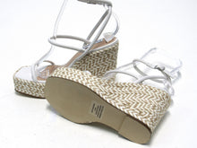 Steve Madden Unify Ankle-Strap Wedge Sandal (Women's) - White - Sz 5.5 M