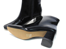 Journee Collection Haylinn Faux Patent Ankle Boot (Women's) - Black - Sz 9.5 M