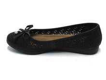 Giani Bernini Odeysa Perforated  Ballet Flat (Women's) - Black - Sz 6.5 M