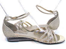 Easy Street Tarrah Wedge Dress Sandal (Women's) - Gold - Sz 9 W