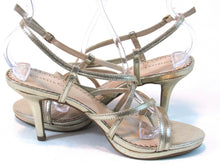 Charter Club Merlot Strappy Dress Sandal (Women's) - Gold - Sz 7 M