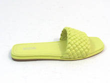 Michael Kors Amelia Slide Sandal (Women's) - Limelight - 7.5 M;  EU 37.5