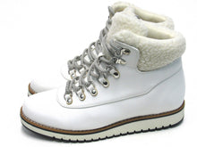 White Mountain Cozy Shearling Style Ankle Boot (Women's) - White - Sz 8 M