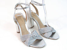 Badgley Mischka Nicoline Heeled Dress Sandal (Women's) - Silver - 9 M; 40 EU
