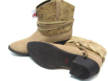 Dingo Valerie Cowboy Bootie (Women's) - Tan - Sz 9 M