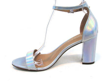 Madden Girl Beella Two-Piece Block Heeled Sandal (Women's) - Silver - Sz 10 M