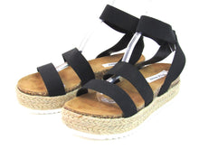 Steve Madden Kimmie Flatform Espadrille Sandal (Women's) - Black - 11 M; 43.5 EU