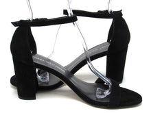 Stuart Weitzman Nearlynude Block Heeled Sandals (Women's) - Black - Sz 8.5 M
