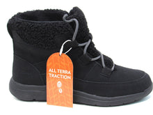 JBU Freeze Shearling Style Ankle Boot (Women's) - Black - Sz 8.5 M