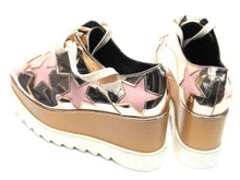 Stella McCartney Elyse Platform Shoes (Women's) - Metallic Rose Gold - Sz 6.5 M