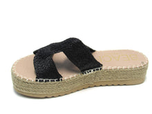 Beach by Matisse Cool Off Espadrille Platform Sandal (Women's) - Black - Sz 10 M