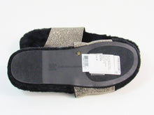 INC International Concepts Feymin Faux Fur Slipper (Women's) - Black/Slvr - 5 M