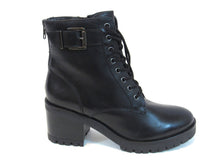 Steve Madden Lug Sole Combat Boot (Women's) - Black - Sz 9 M; 40 EU
