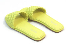 Michael Kors Amelia Slide Sandal (Women's) - Limelight - 7.5 M;  EU 37.5