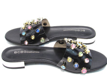 BCBGeneration Derla Embellished Slide Sandal (Women's) - Black - Sz 6.5 M