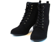 Journee Collection Baylor Block Heel Ankle Boot (Women's) - Black - Sz 11 M